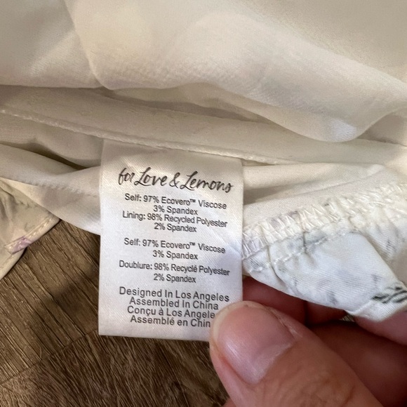 BNWT For Love and Lemons Leslie Blouse in Multi - Picture 9 of 14